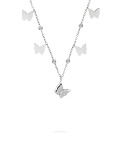 Clearance Bijou Brigitte Collana - Steel Shine