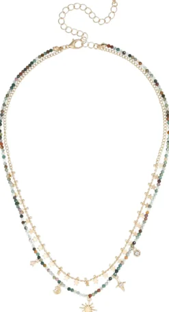 Discount Bijou Brigitte Collana stratificata - Agate Stars