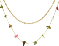 Best Bijou Brigitte Collana stratificata - Amazing Aventurin