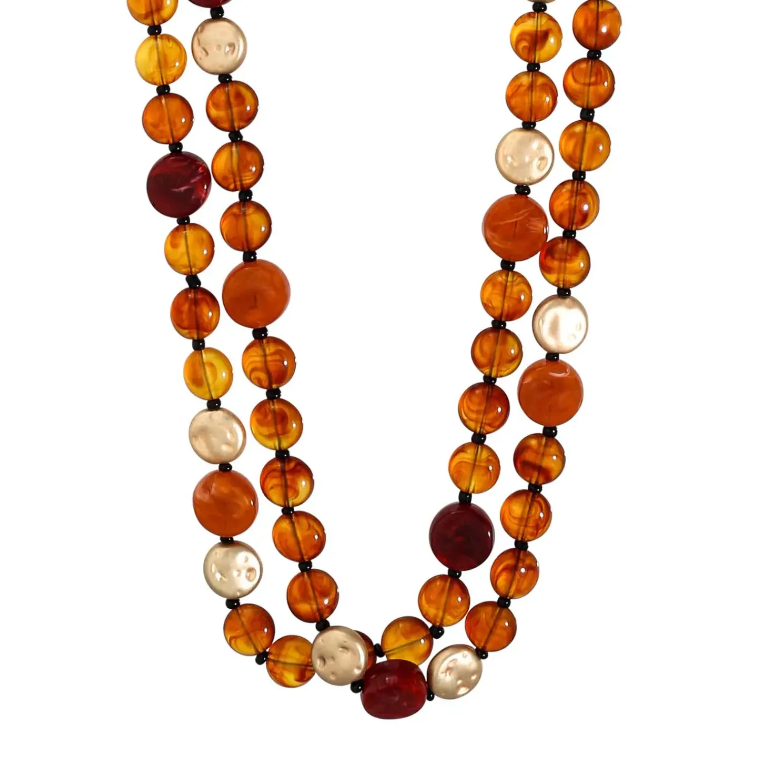 Sale Bijou Brigitte Collana stratificata - Autumn Layers