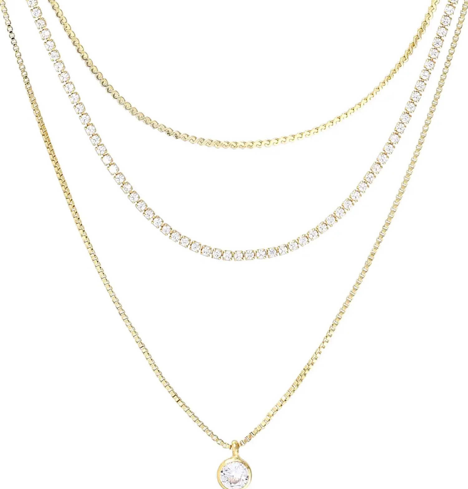 Online Bijou Brigitte Collana stratificata - Basic Trio