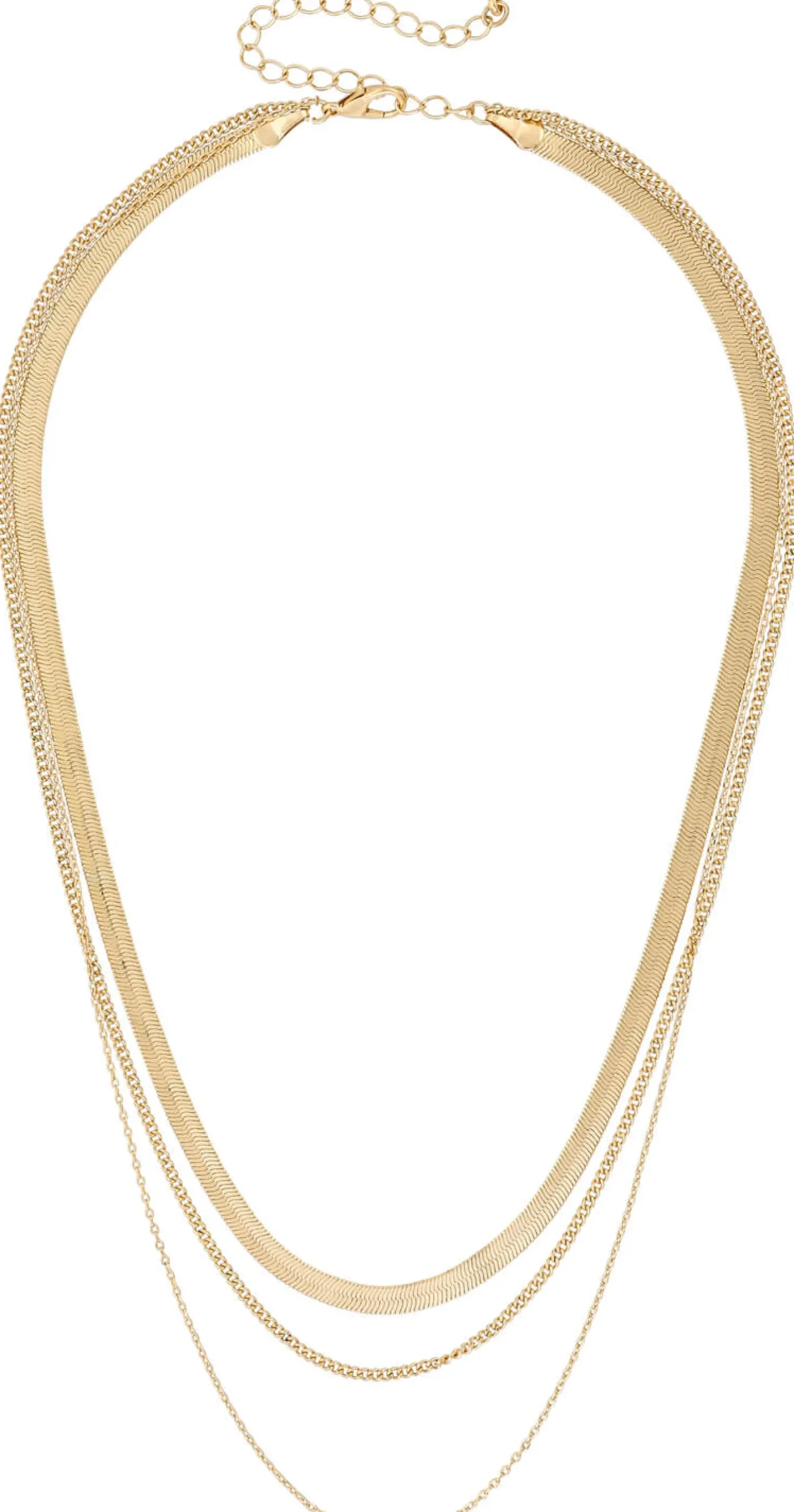 Clearance Bijou Brigitte Collana stratificata - Beautiful Gold