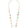 Hot Bijou Brigitte Collana stratificata - Colorful Agate