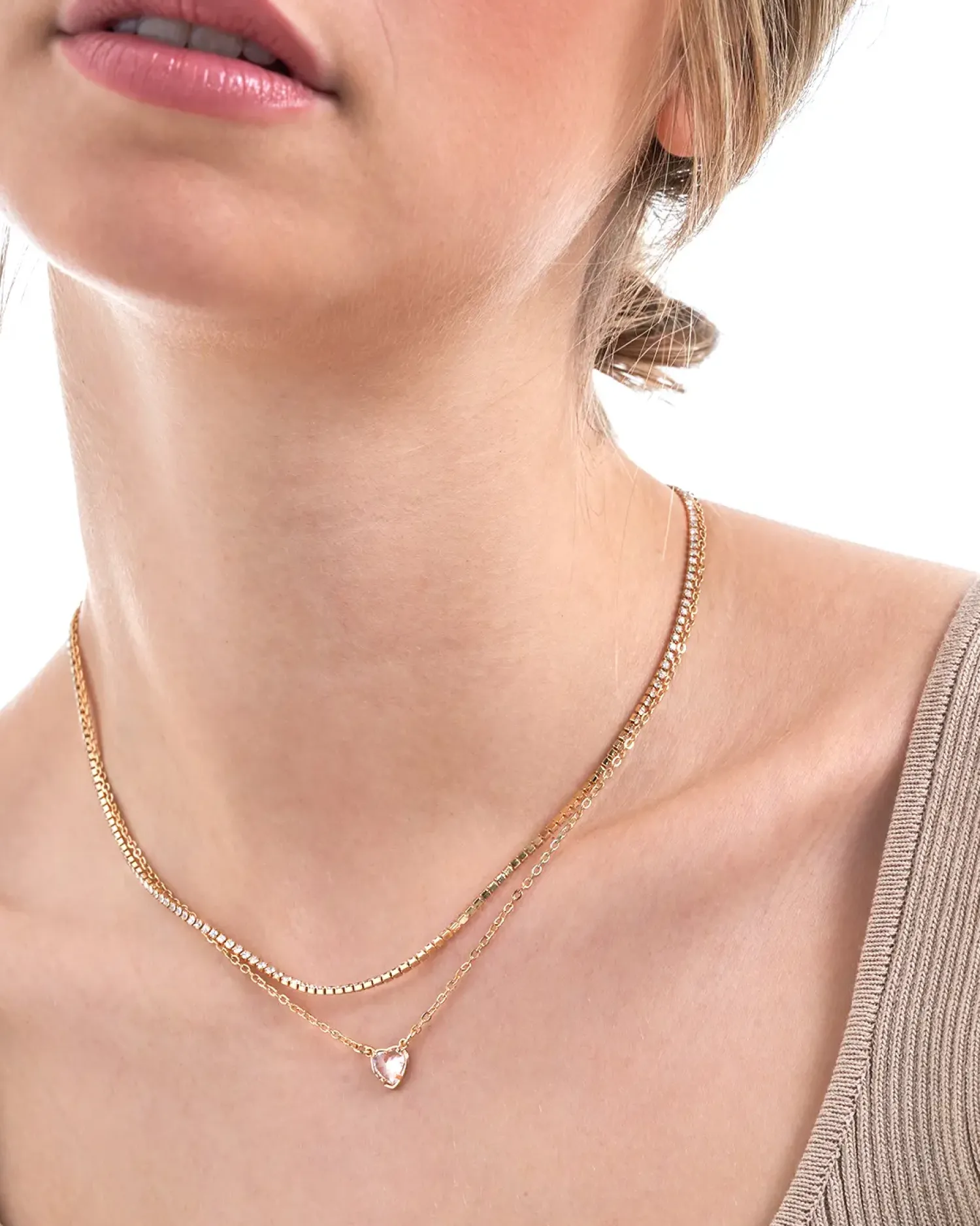 Outlet Bijou Brigitte Collana stratificata - Cute Heart