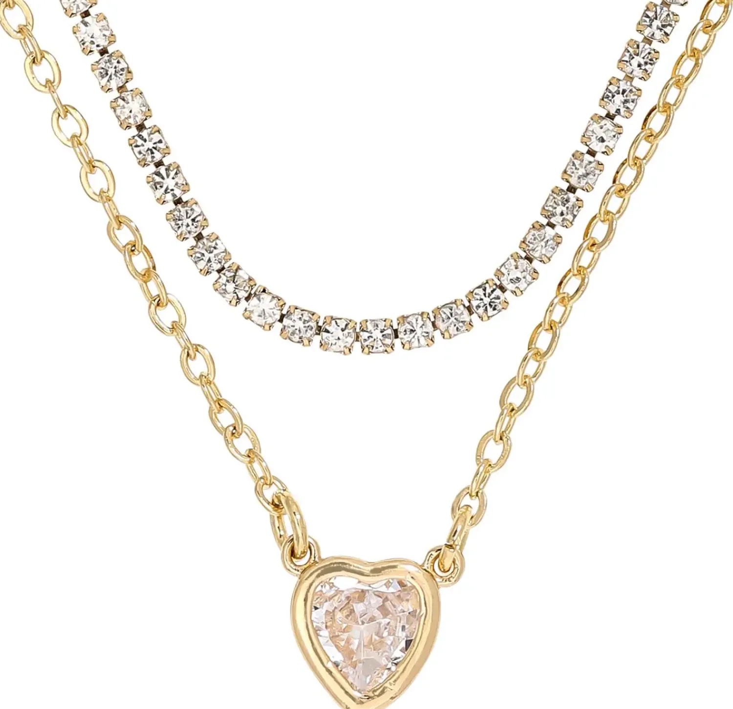 Outlet Bijou Brigitte Collana stratificata - Cute Heart