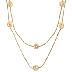 Clearance Bijou Brigitte Collana stratificata - Double Sparkle
