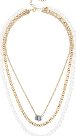 New Bijou Brigitte Collana stratificata - Elegant Crystal