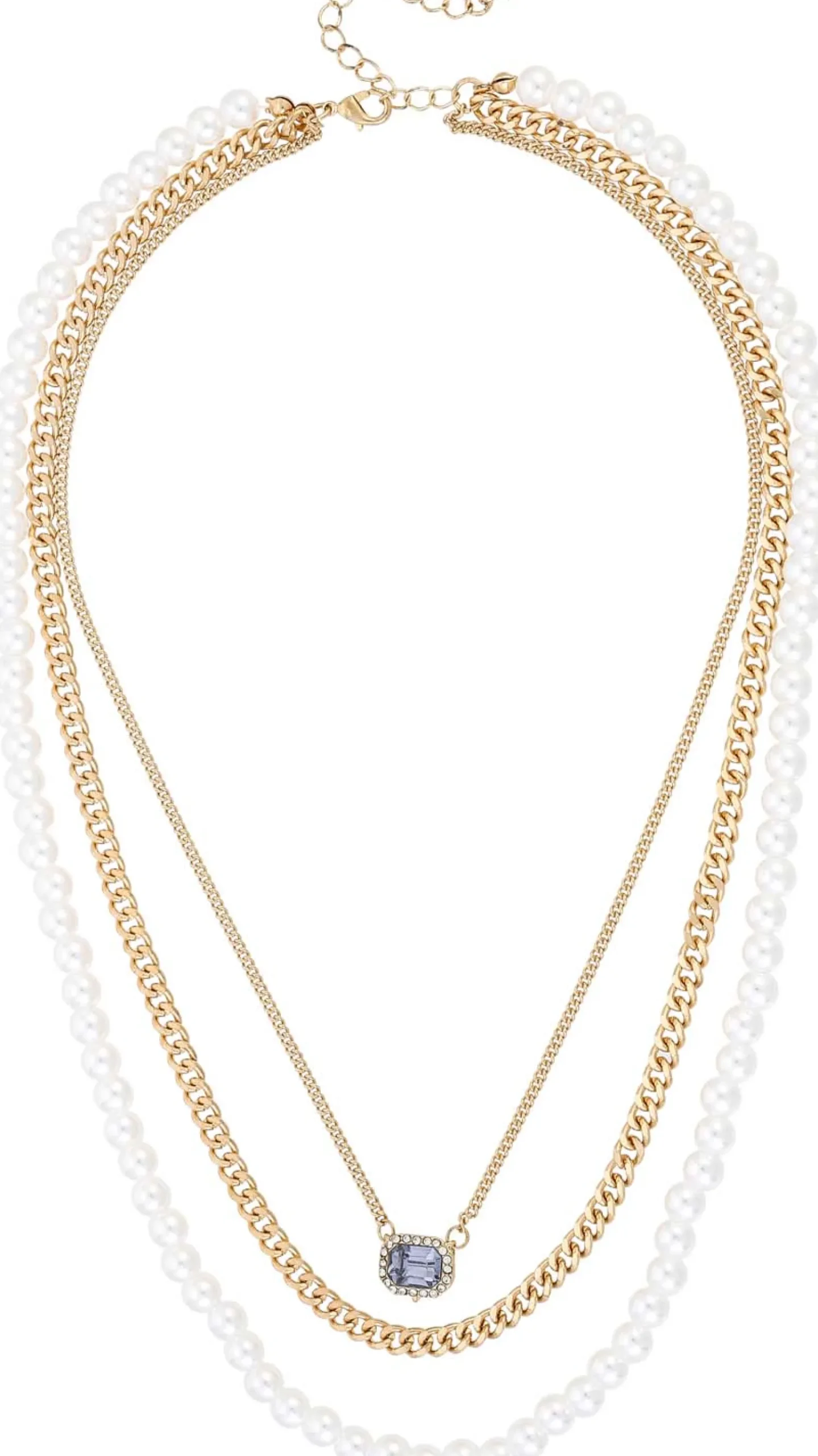 New Bijou Brigitte Collana stratificata - Elegant Crystal