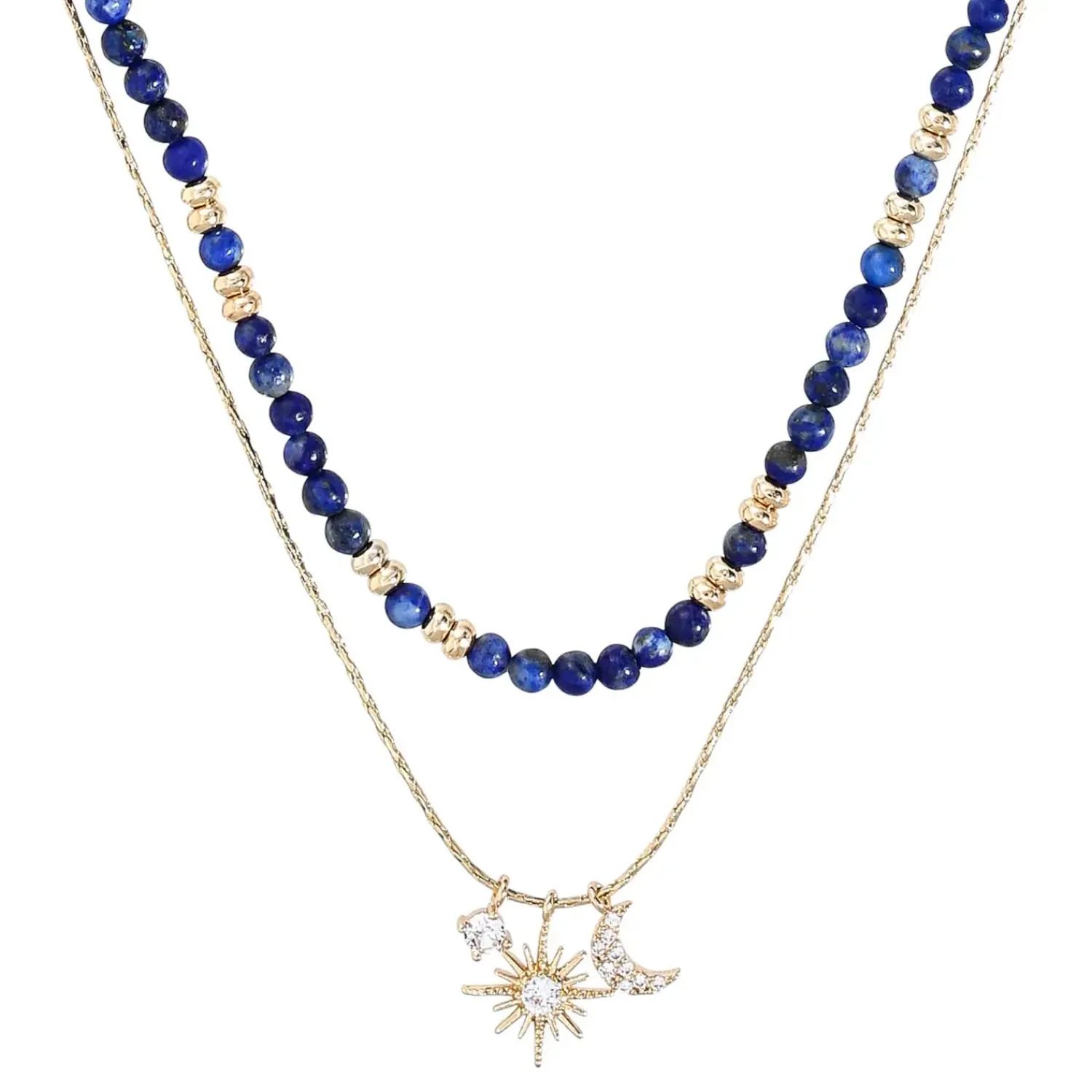 Sale Bijou Brigitte Collana stratificata - Fine Blue