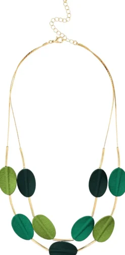 Clearance Bijou Brigitte Collana stratificata - Forest Glow