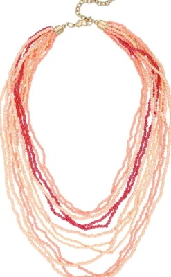 Outlet Bijou Brigitte Collana stratificata - Funky Peach