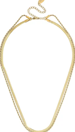 Bijou Brigitte Collana stratificata - Golden Steel