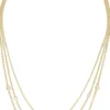 Outlet Bijou Brigitte Collana stratificata - Golden Sparkle