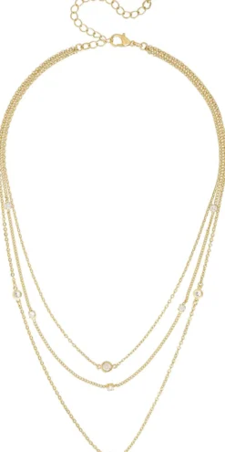 Outlet Bijou Brigitte Collana stratificata - Golden Sparkle