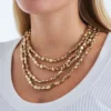 Discount Bijou Brigitte Collana stratificata - Golden Glow