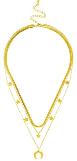 Discount Bijou Brigitte Collana stratificata - Golden Trio
