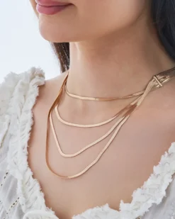 Discount Bijou Brigitte Collana stratificata - Golden Layers