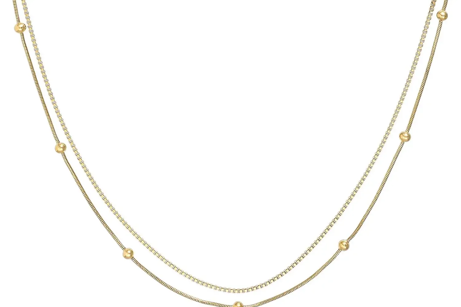 Sale Bijou Brigitte Collana stratificata - Golden Esteem