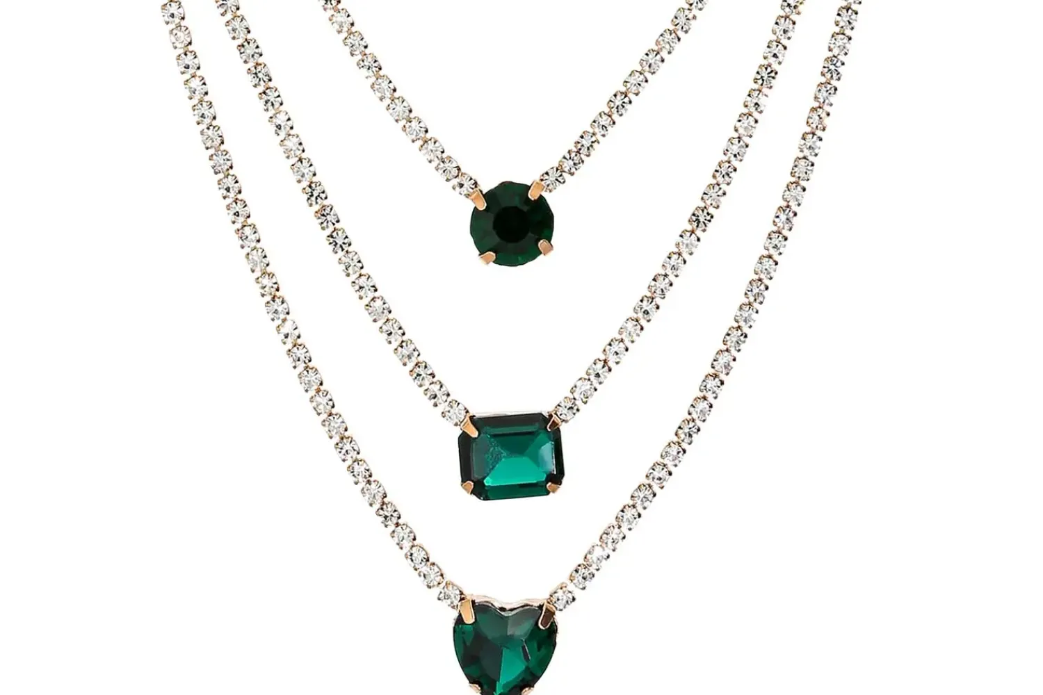 Clearance Bijou Brigitte Collana stratificata - Gorgeous Green