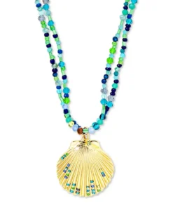 Outlet Bijou Brigitte Collana stratificata - Green Glass