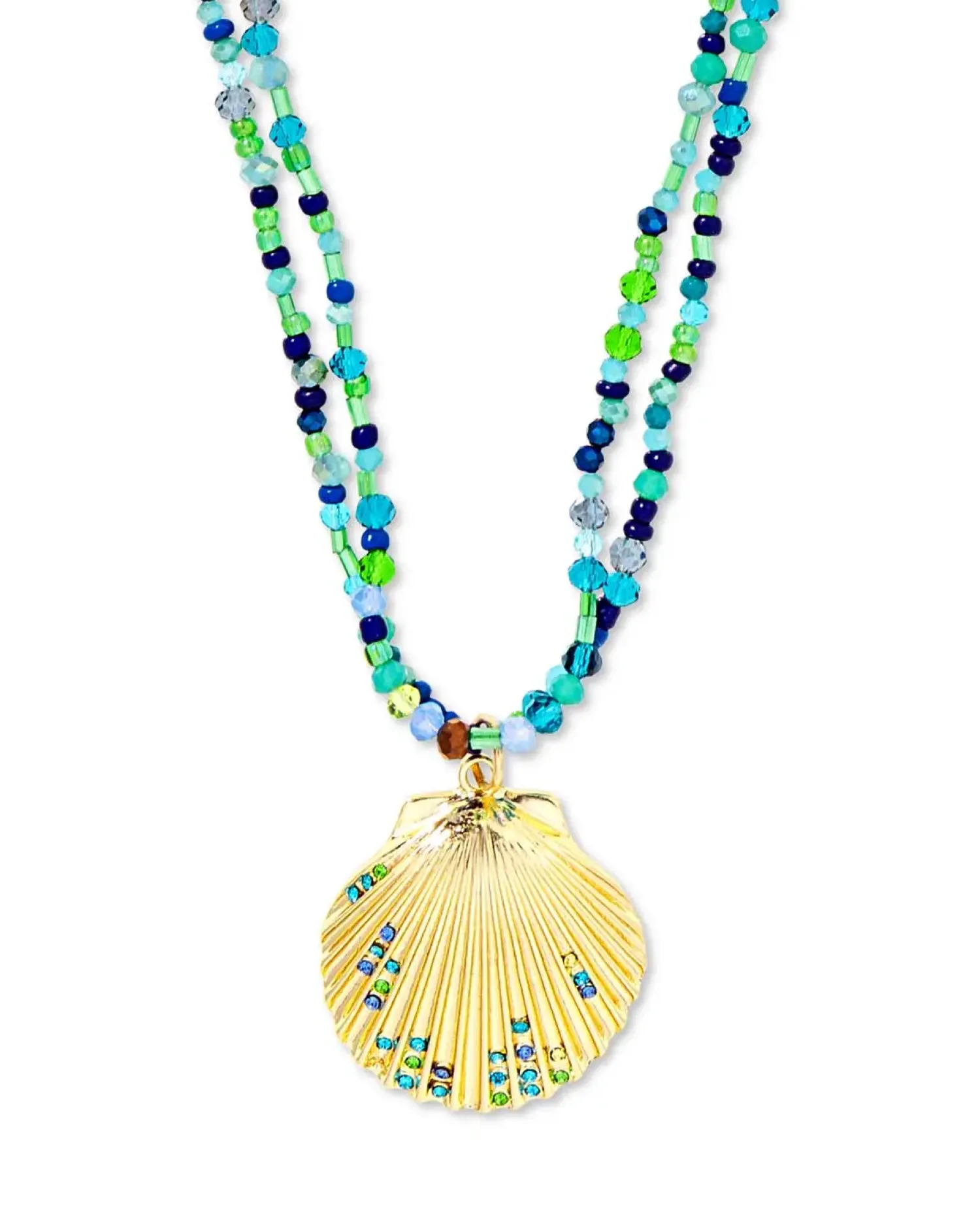 Outlet Bijou Brigitte Collana stratificata - Green Glass