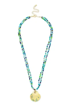 Outlet Bijou Brigitte Collana stratificata - Green Glass