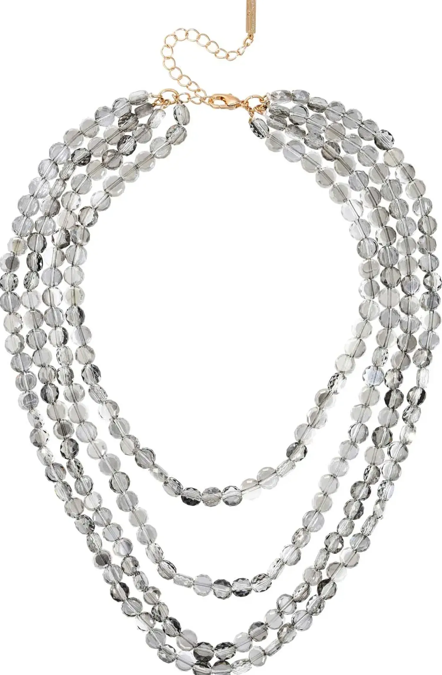 New Bijou Brigitte Collana stratificata - Grey Pearls