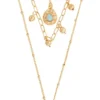 Outlet Bijou Brigitte Collana stratificata - Hammered Sun