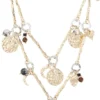 Hot Bijou Brigitte Collana stratificata - Hammered Charms