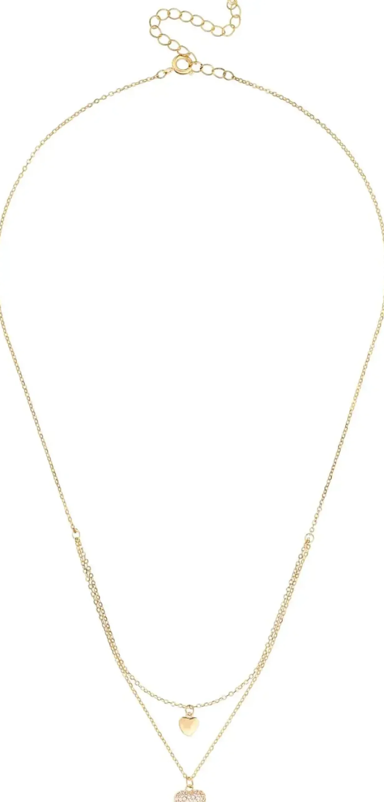 Sale Bijou Brigitte Collana stratificata - Heart Duo