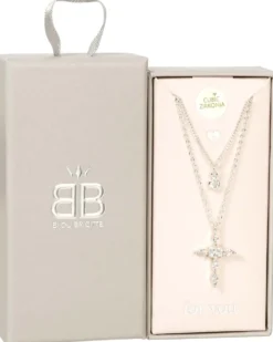 Outlet Bijou Brigitte Collana stratificata - Icy Cross