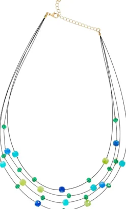 Outlet Bijou Brigitte Collana stratificata - Jade Stone