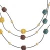 Hot Bijou Brigitte Collana stratificata - Lava Stone