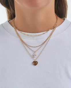 Online Bijou Brigitte Collana stratificata - Leo Heart