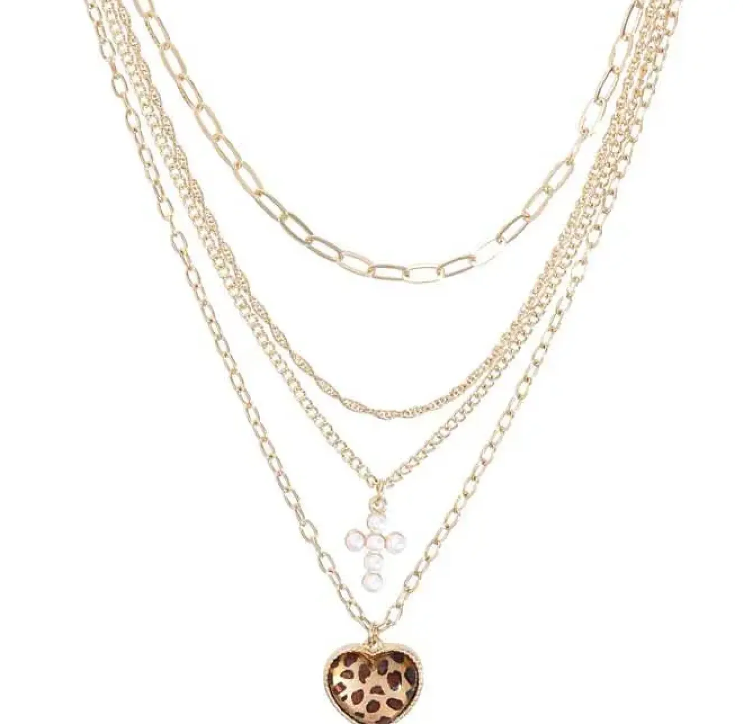 Online Bijou Brigitte Collana stratificata - Leo Heart