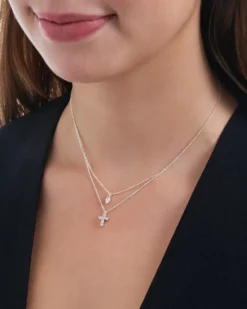 Discount Bijou Brigitte Collana stratificata - Luminous Cross
