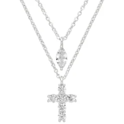 Discount Bijou Brigitte Collana stratificata - Luminous Cross