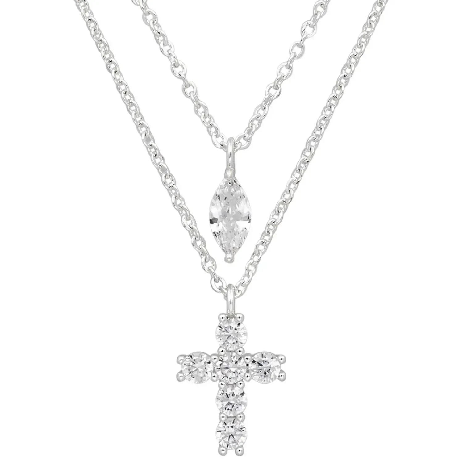 Discount Bijou Brigitte Collana stratificata - Luminous Cross