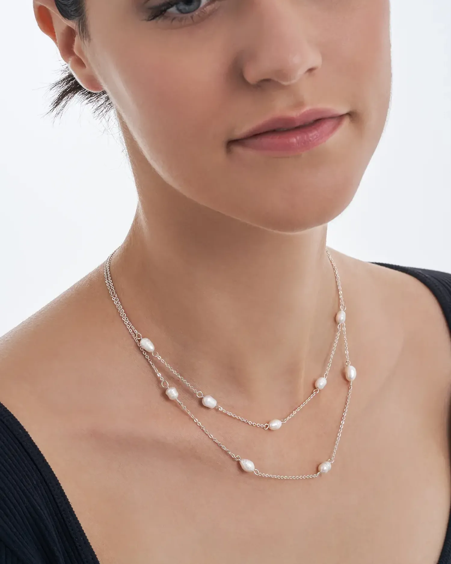 New Bijou Brigitte Collana stratificata - Ocean Pearls