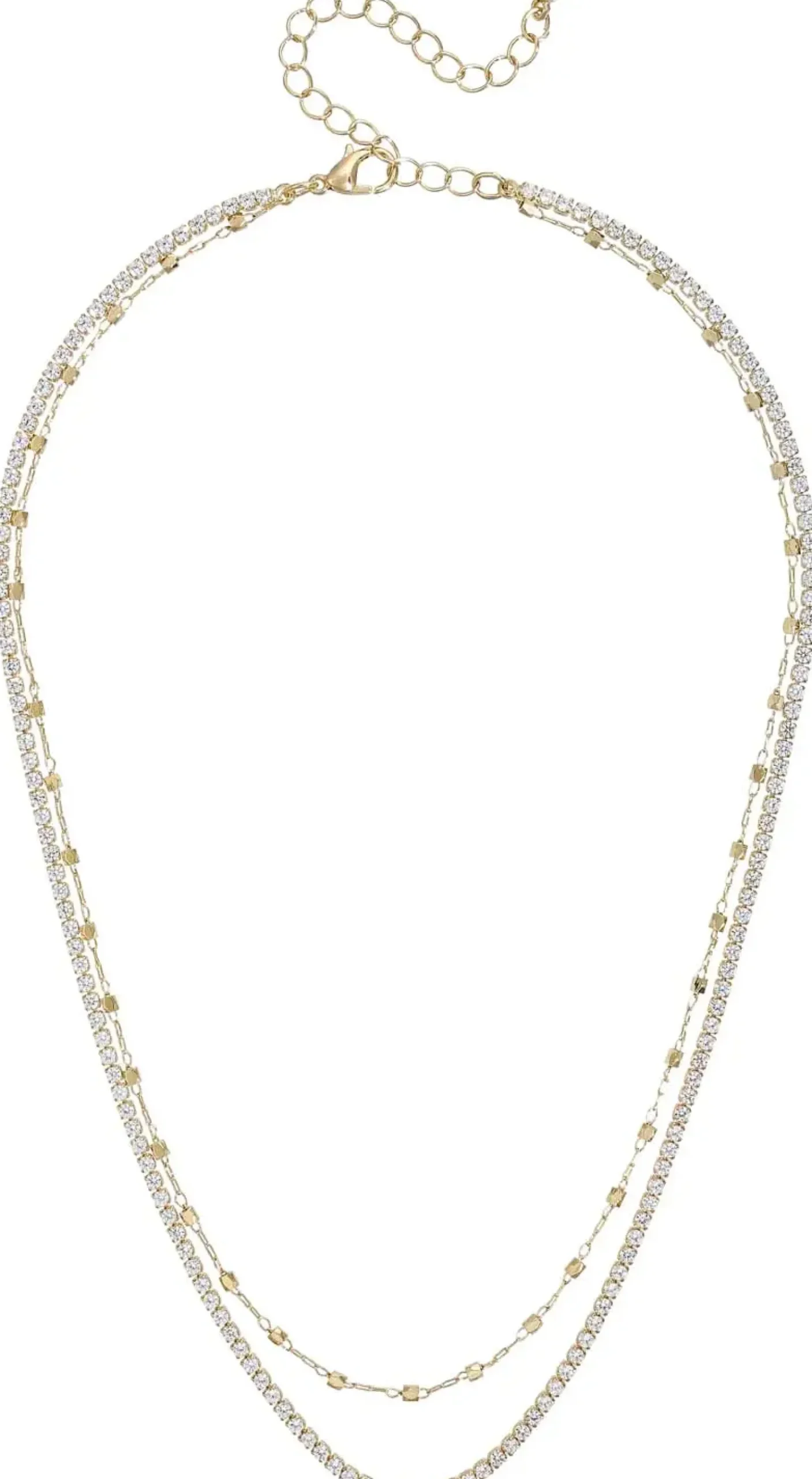 Best Bijou Brigitte Collana stratificata - Perfect Sparkle