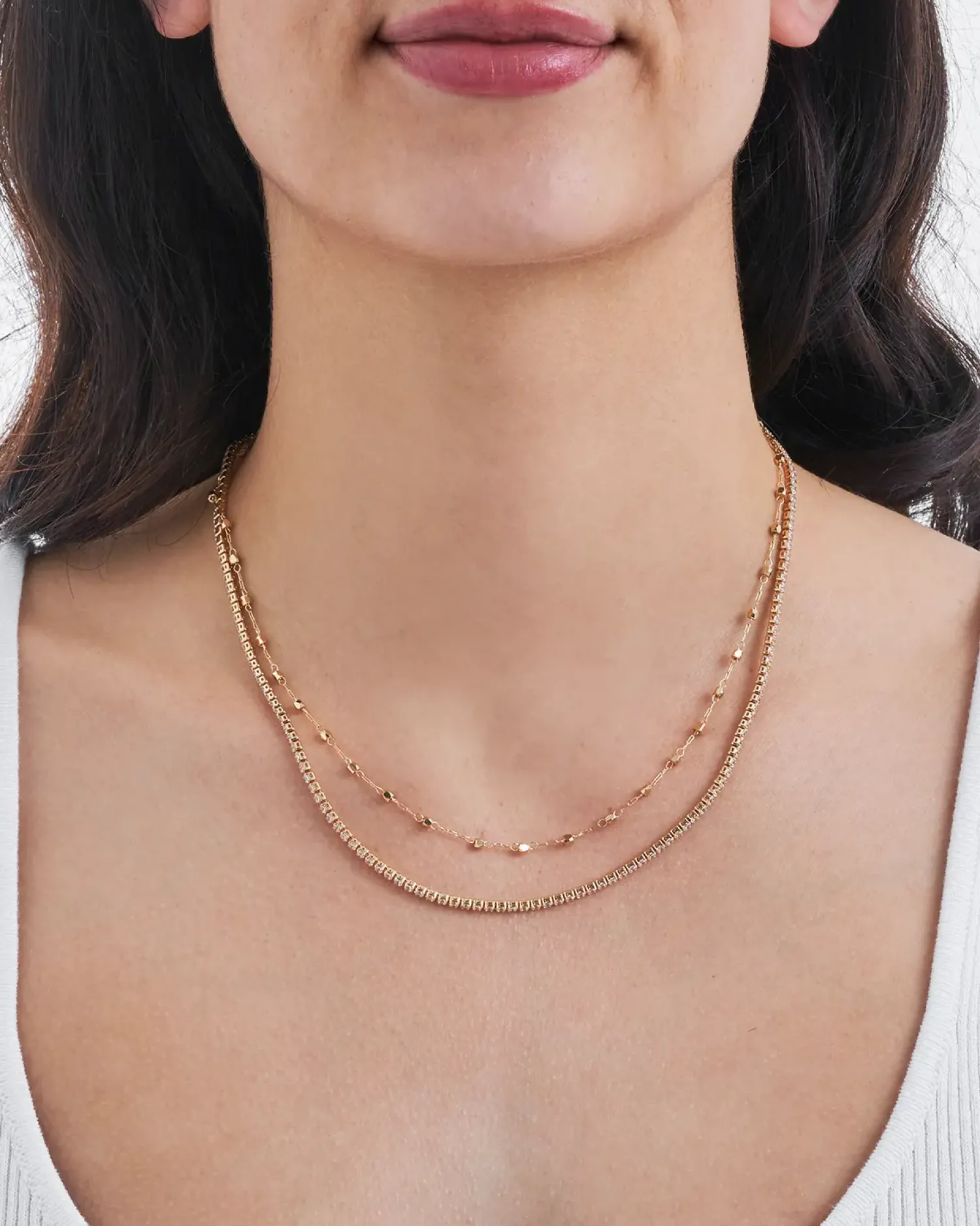 Best Bijou Brigitte Collana stratificata - Perfect Sparkle