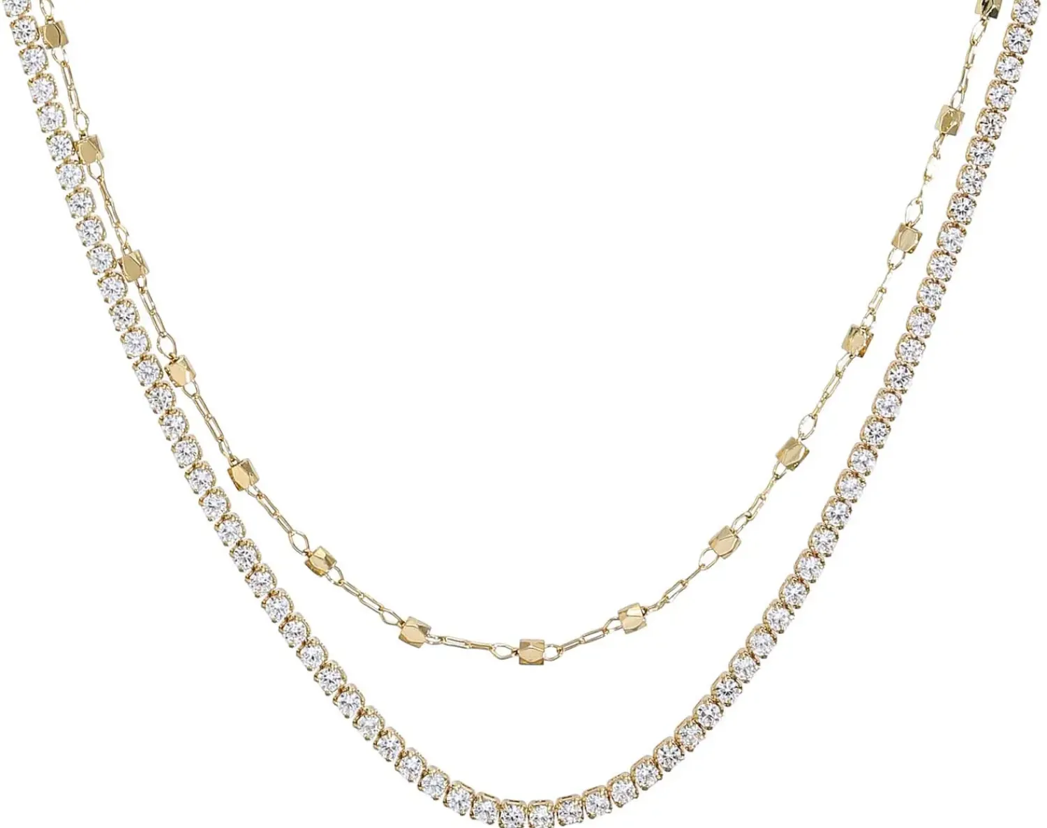 Best Bijou Brigitte Collana stratificata - Perfect Sparkle