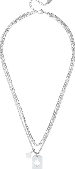 Clearance Bijou Brigitte Collana stratificata - Poker Card
