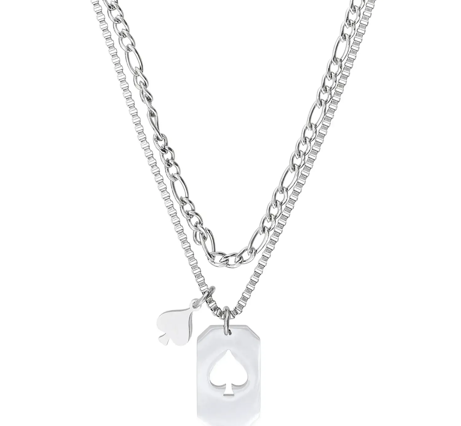 Clearance Bijou Brigitte Collana stratificata - Poker Card