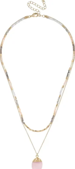 Best Bijou Brigitte Collana stratificata - Purple Gemstone