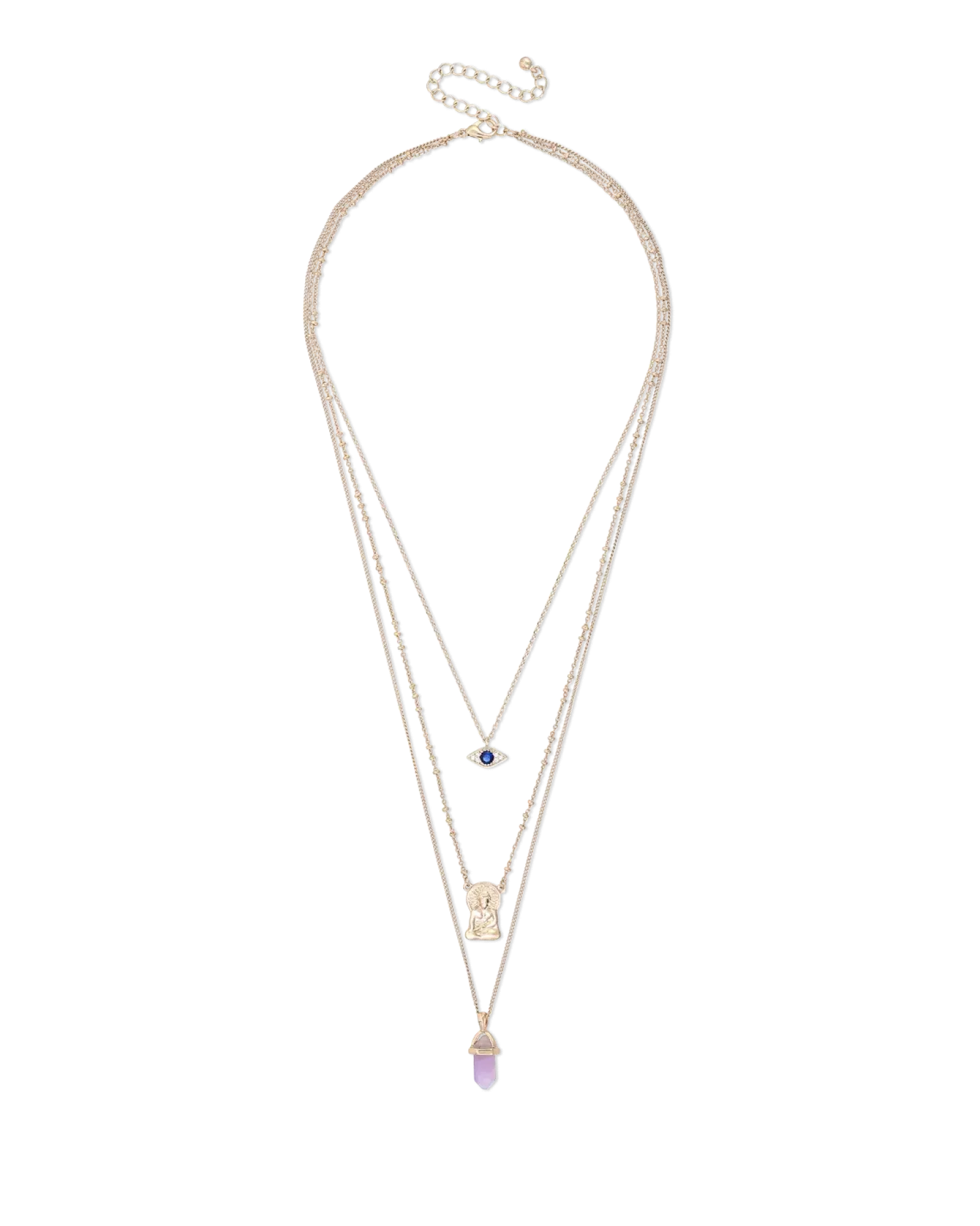 Discount Bijou Brigitte Collana stratificata - Shiny Amethyst