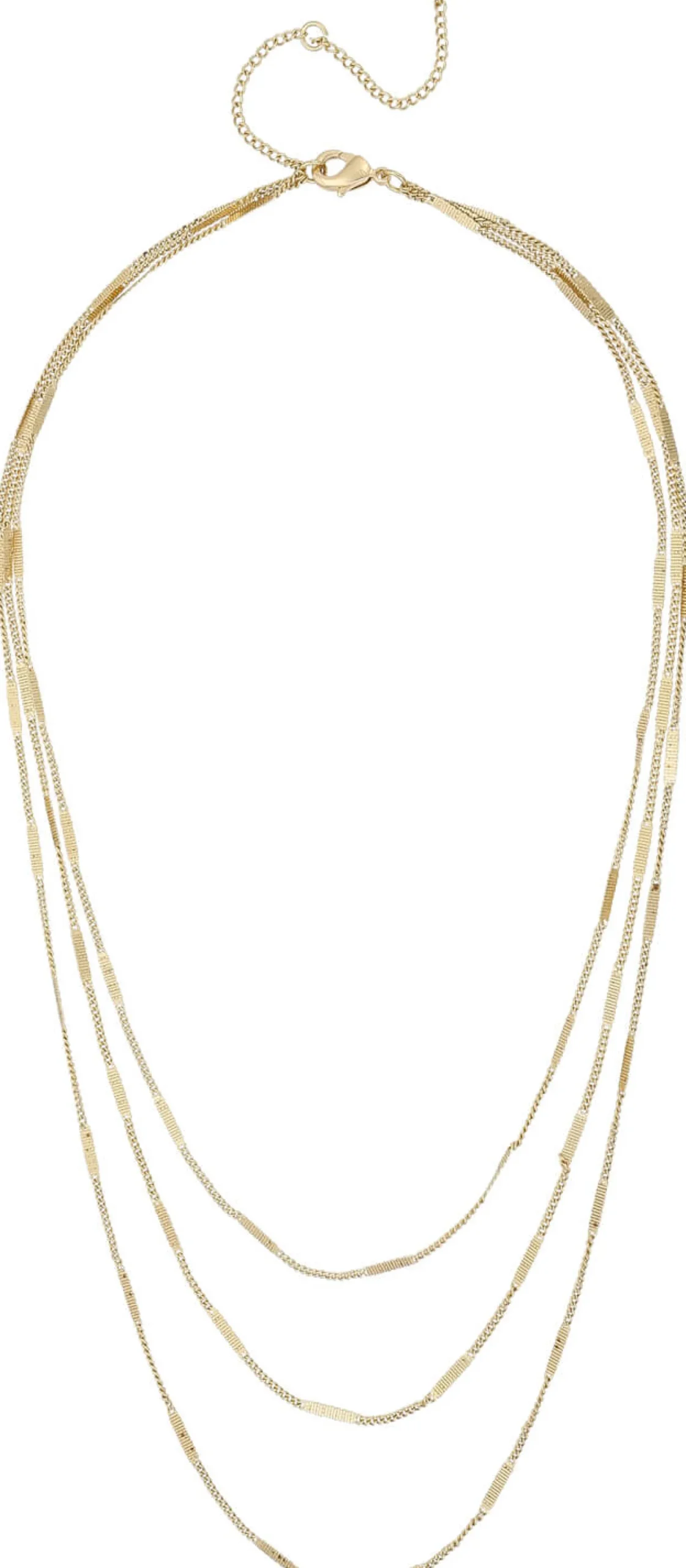 Clearance Bijou Brigitte Collana stratificata - Shiny Gold