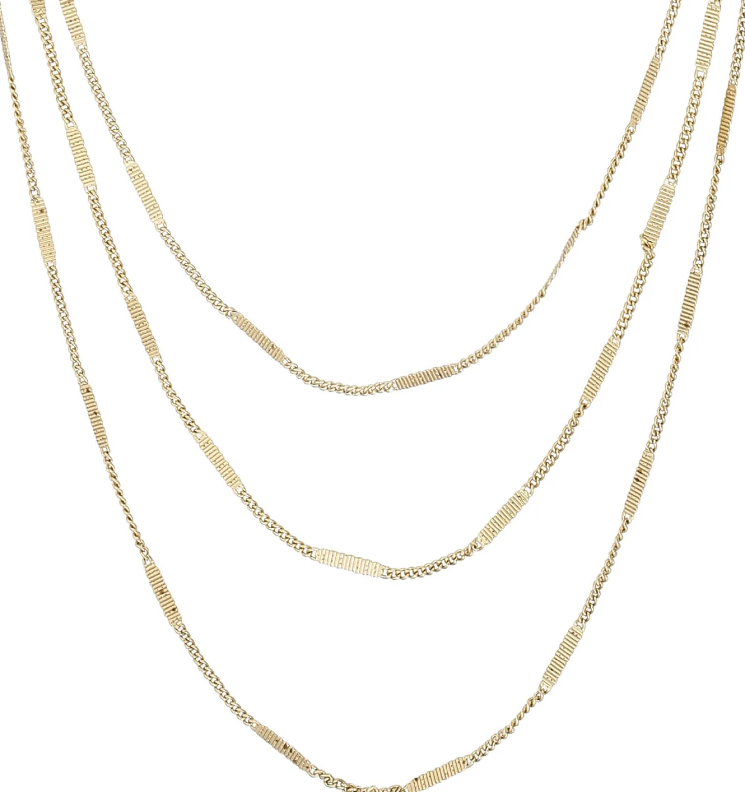 Clearance Bijou Brigitte Collana stratificata - Shiny Gold