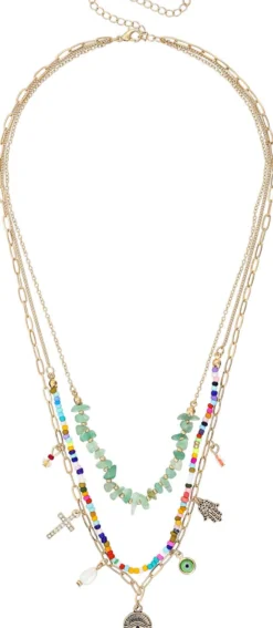 Hot Bijou Brigitte Collana stratificata - Shiny Symbols