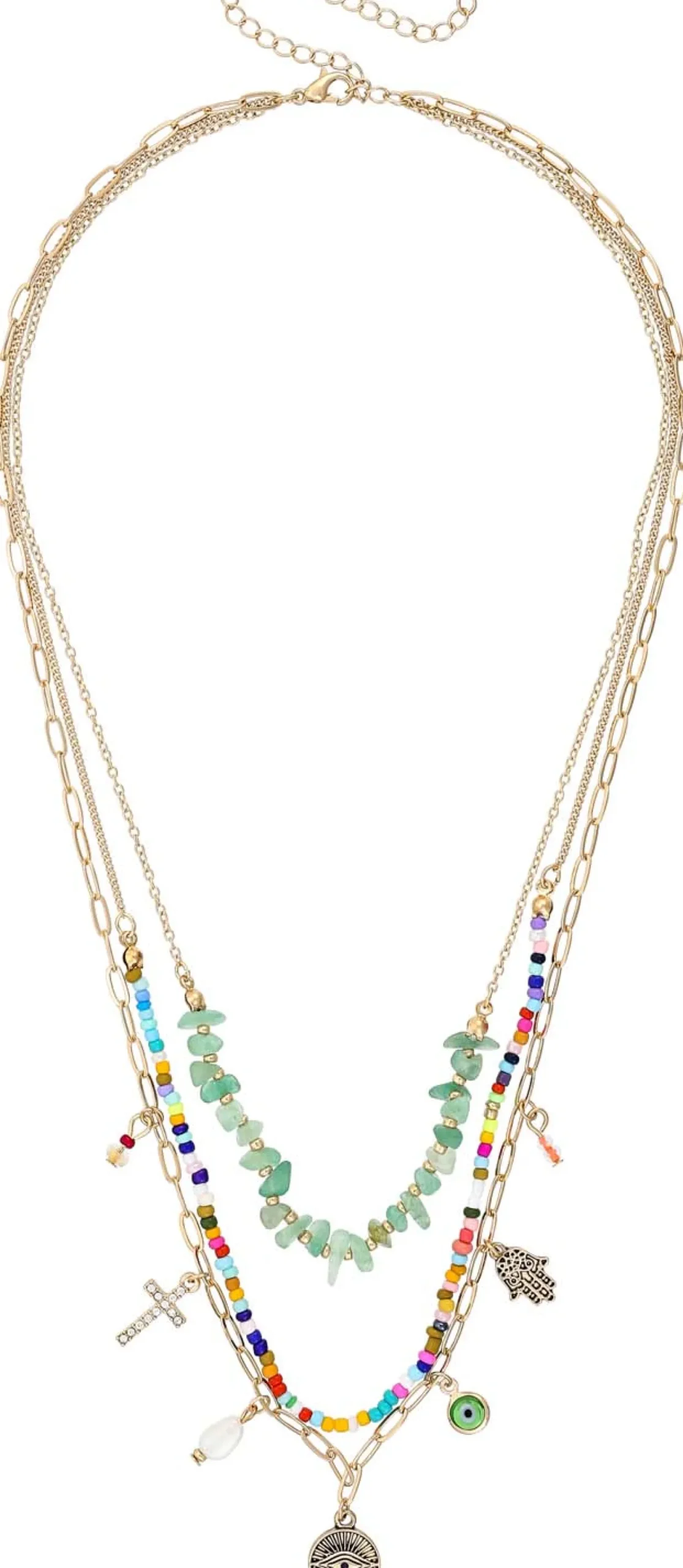 Hot Bijou Brigitte Collana stratificata - Shiny Symbols